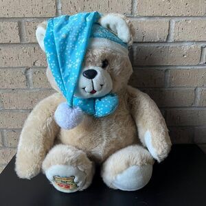 Dan Dee Vtg 1992 Humfrey Peek-a-Boo Teddy Bear Plush Night Time Xmas Holiday 18"